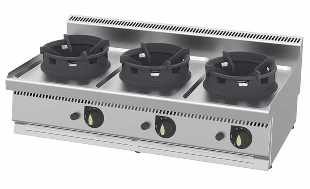 Wok gazowy 3-palnikowy nastawny linia 700 moc 31,5 kW Resto Quality WC1270G